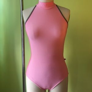 Yumiko Noe Modified Halter Leotard Large